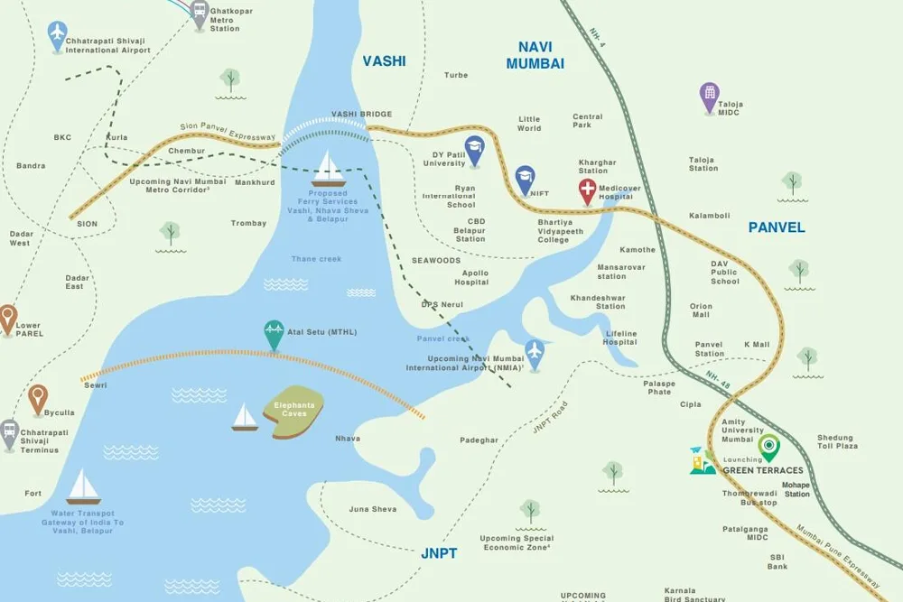 Godrej Green Terraces Location Map